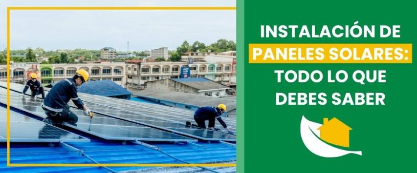 Instalación de paneles solares