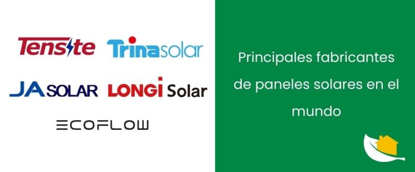 Principales fabricantes de paneles solares en el mundo