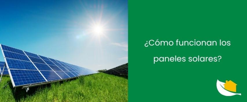 ¿Cómo funcionan los paneles solares?