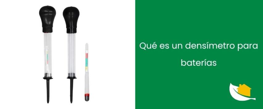 Qué es un densímetro para baterías