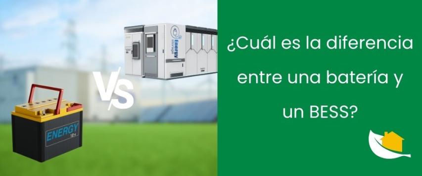 ¿Cuál es la diferencia entre una batería y un BESS?