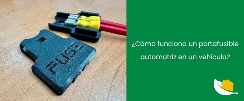 ¿Cómo funciona un portafusible automotriz en un vehículo?