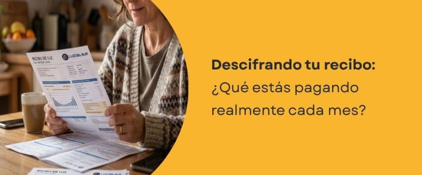¿Cómo interpretar el recibo de luz en Perú?