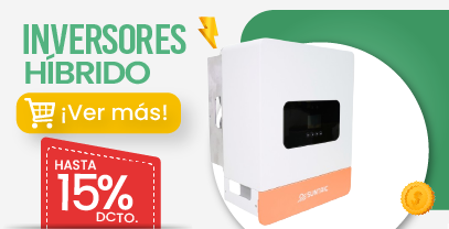 Inversores de Red hasta con el 8% de descuento Inversor Híbrido hasta con el 15% de descuento