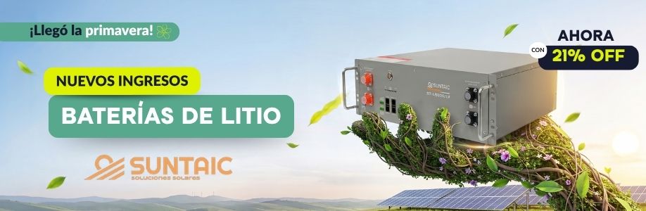 Nuevo ingreso inversores híbridos solis Nuevos ingresos baterías de litio